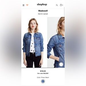 Madewell denim jacket